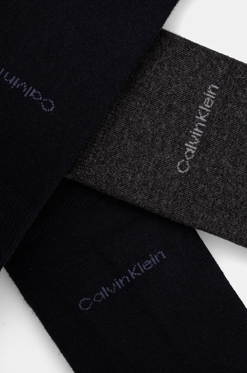Шкарпетки Calvin Klein 3-pack чоловічі колір синій 701226014