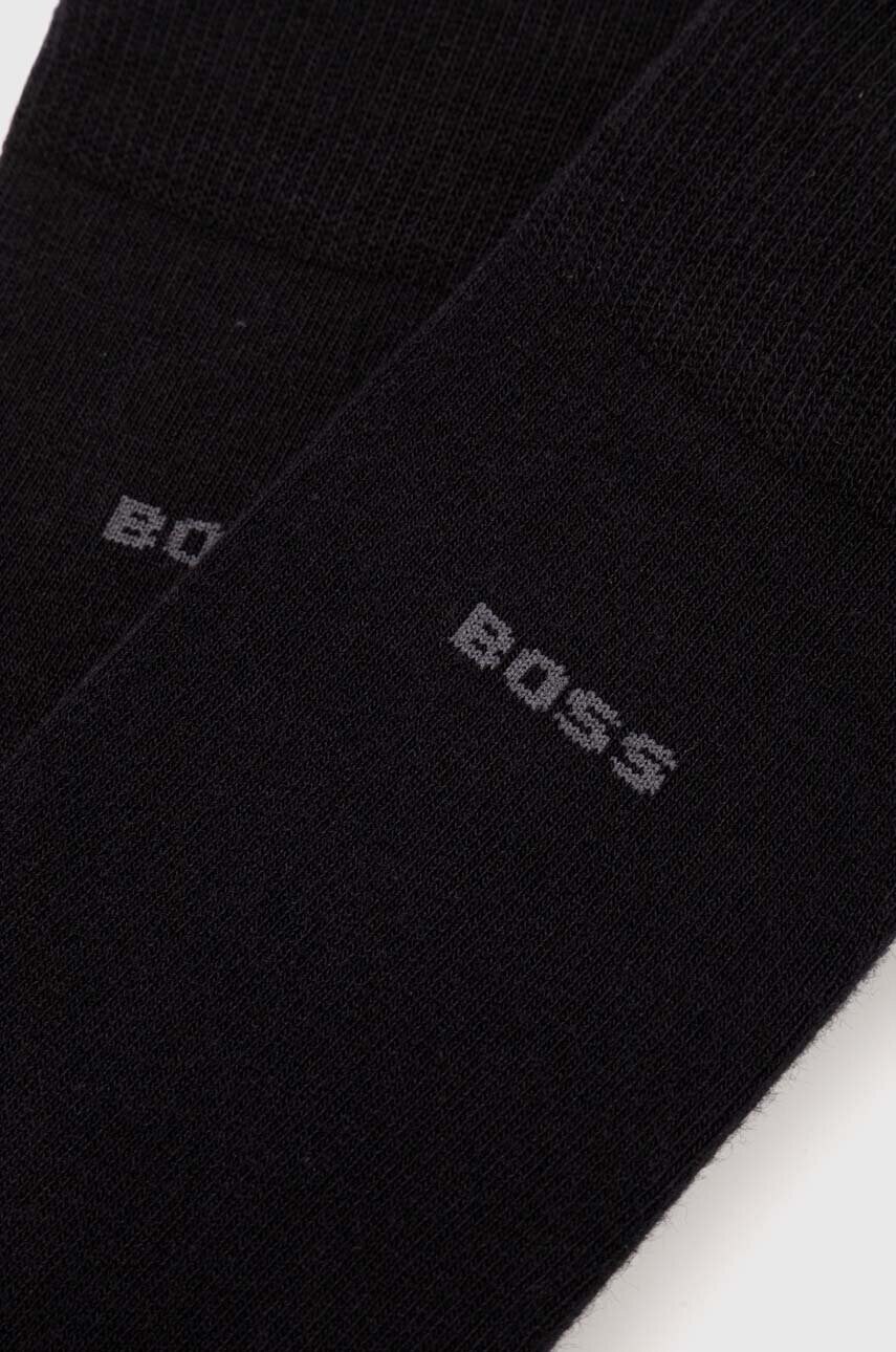 Шкарпетки BOSS 2-pack чоловічі колір чорний 50516616