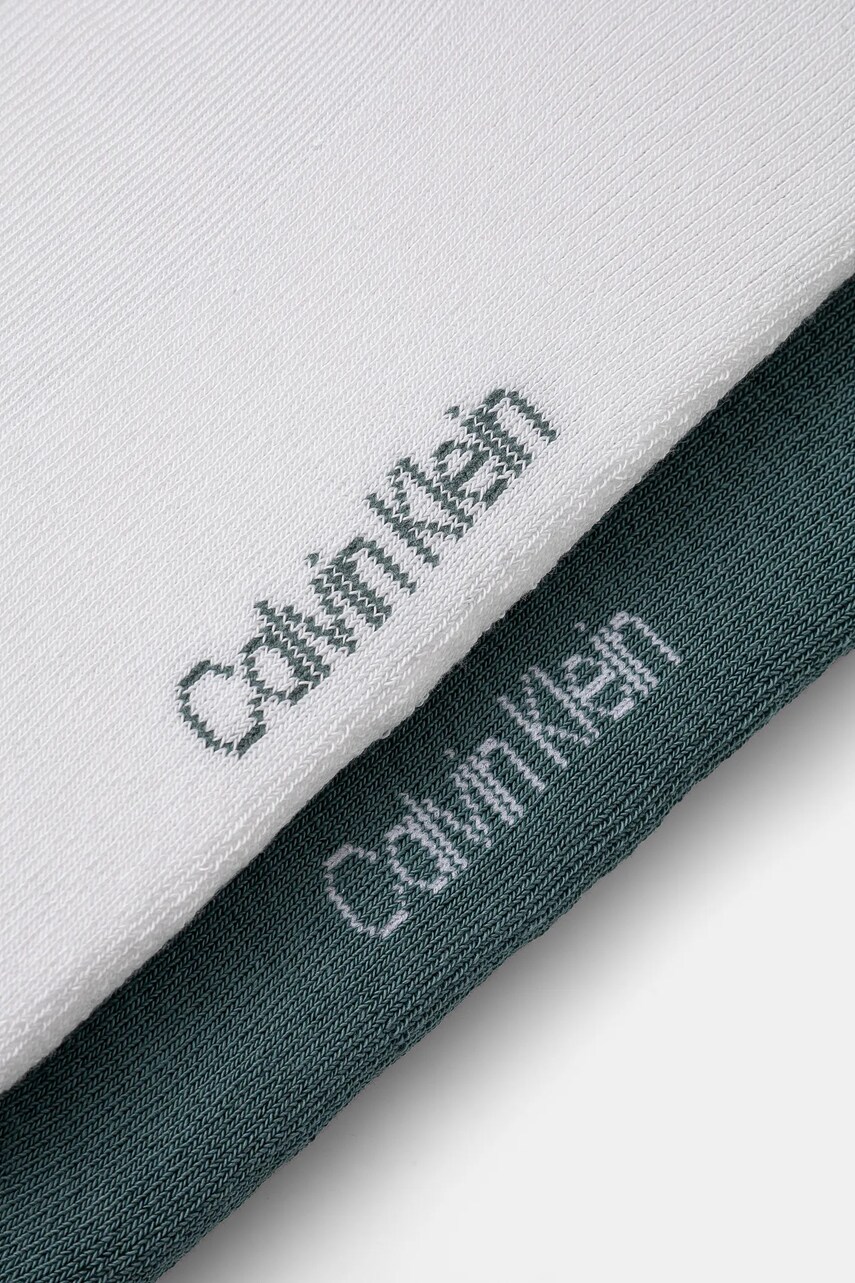 Шкарпетки Calvin Klein Jeans 2-pack чоловічі колір зелений 701228805