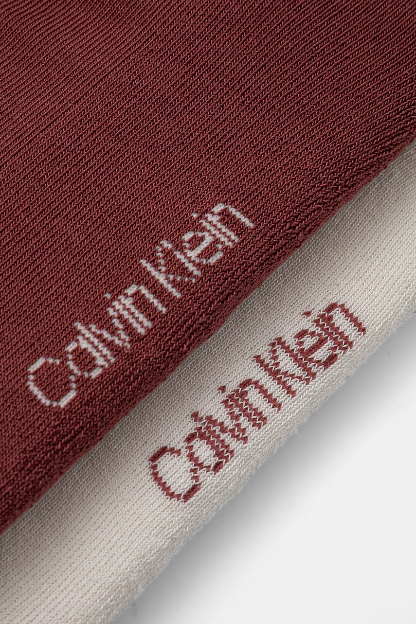 Шкарпетки Calvin Klein Jeans 2-pack чоловічі колір бордовий 701228805