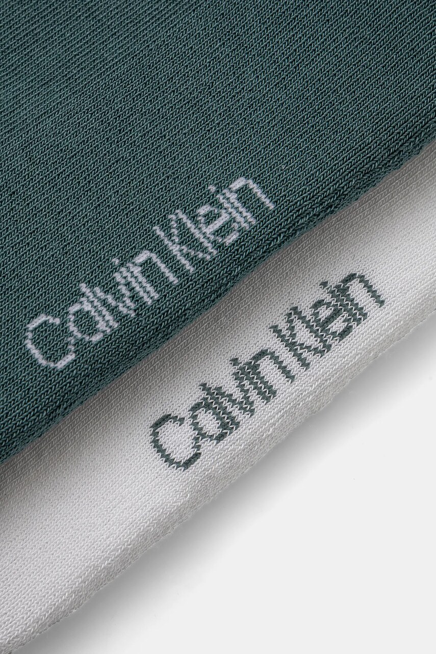 Шкарпетки Calvin Klein Jeans 2-pack чоловічі колір зелений 701228807