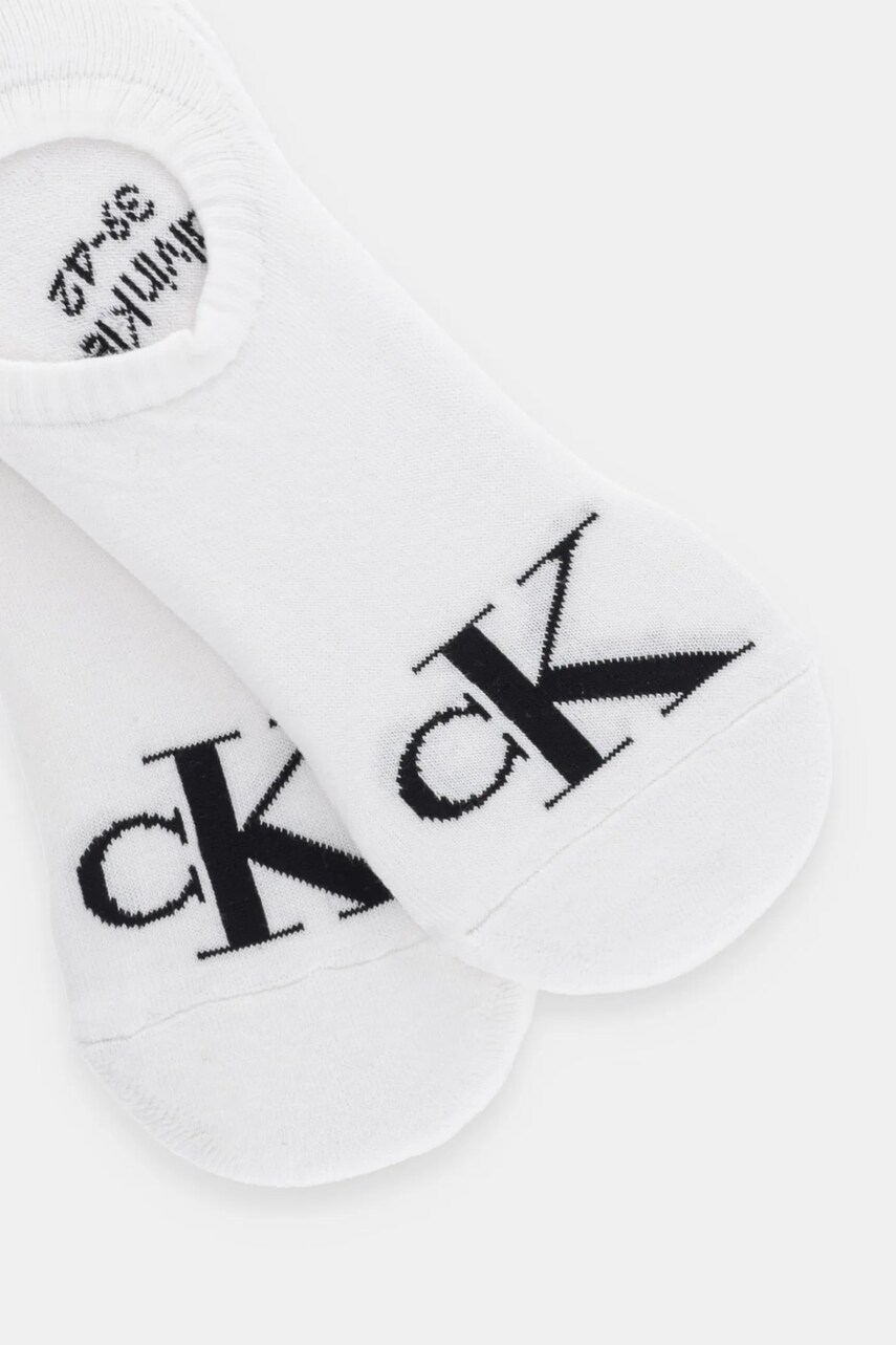 Шкарпетки Calvin Klein Jeans 2-pack чоловічі колір білий 701228809