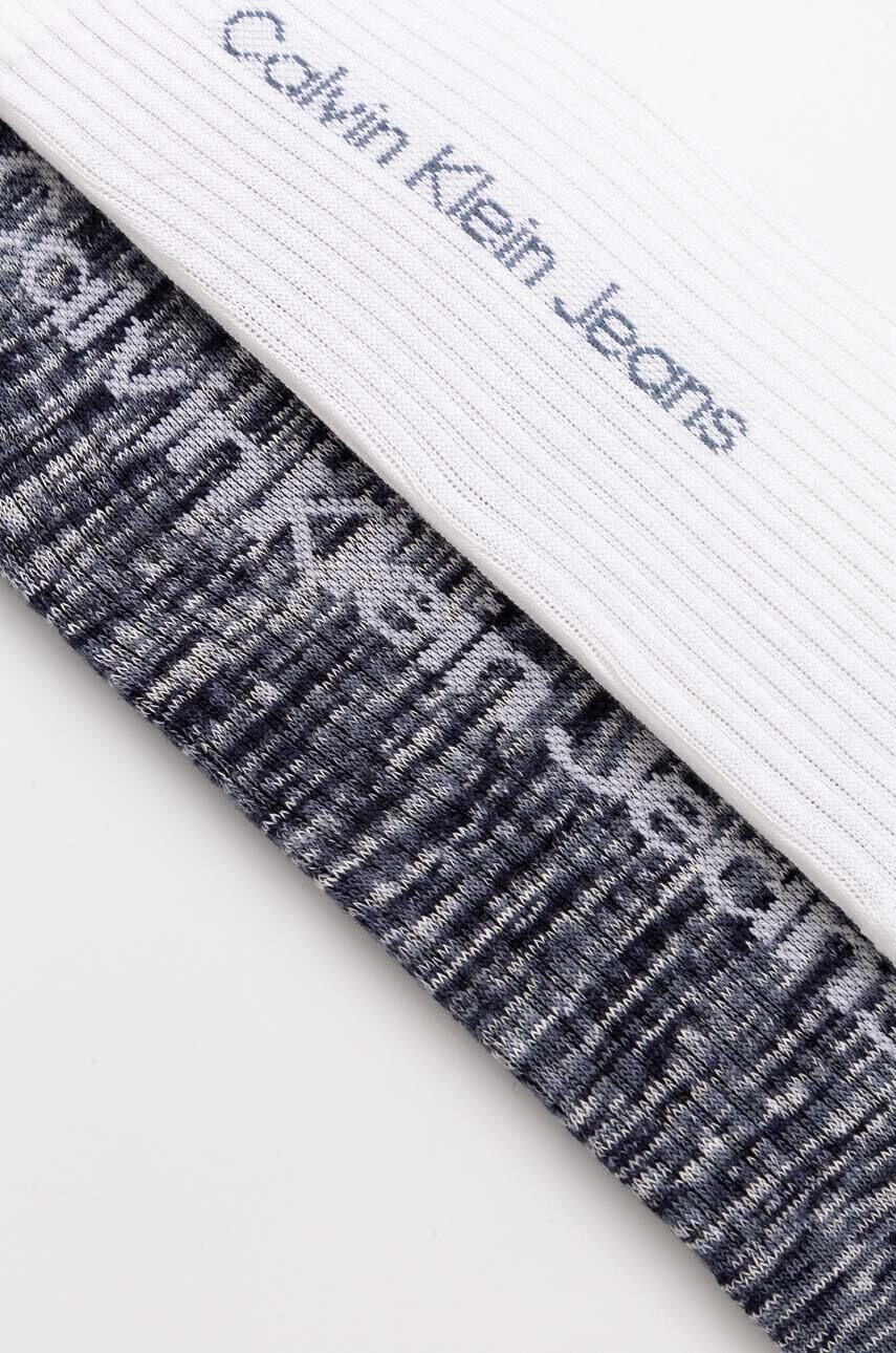 Шкарпетки Calvin Klein Jeans 2-pack чоловічі колір білий 701230602
