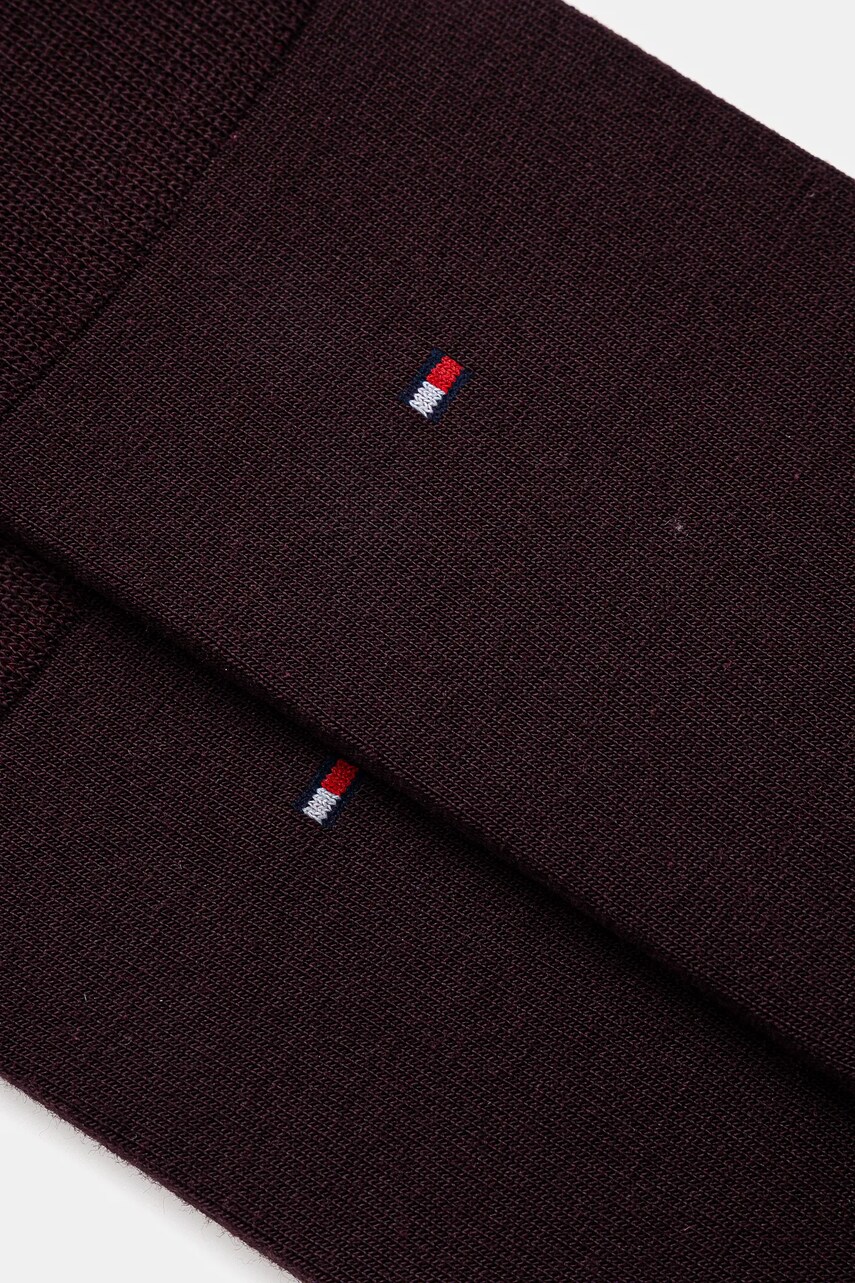 Вовняні шкарпетки Tommy Hilfiger колір фіолетовий 701229682