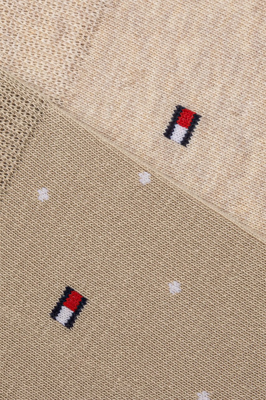Шкарпетки Tommy Hilfiger 2-pack чоловічі колір бежевий 701230780