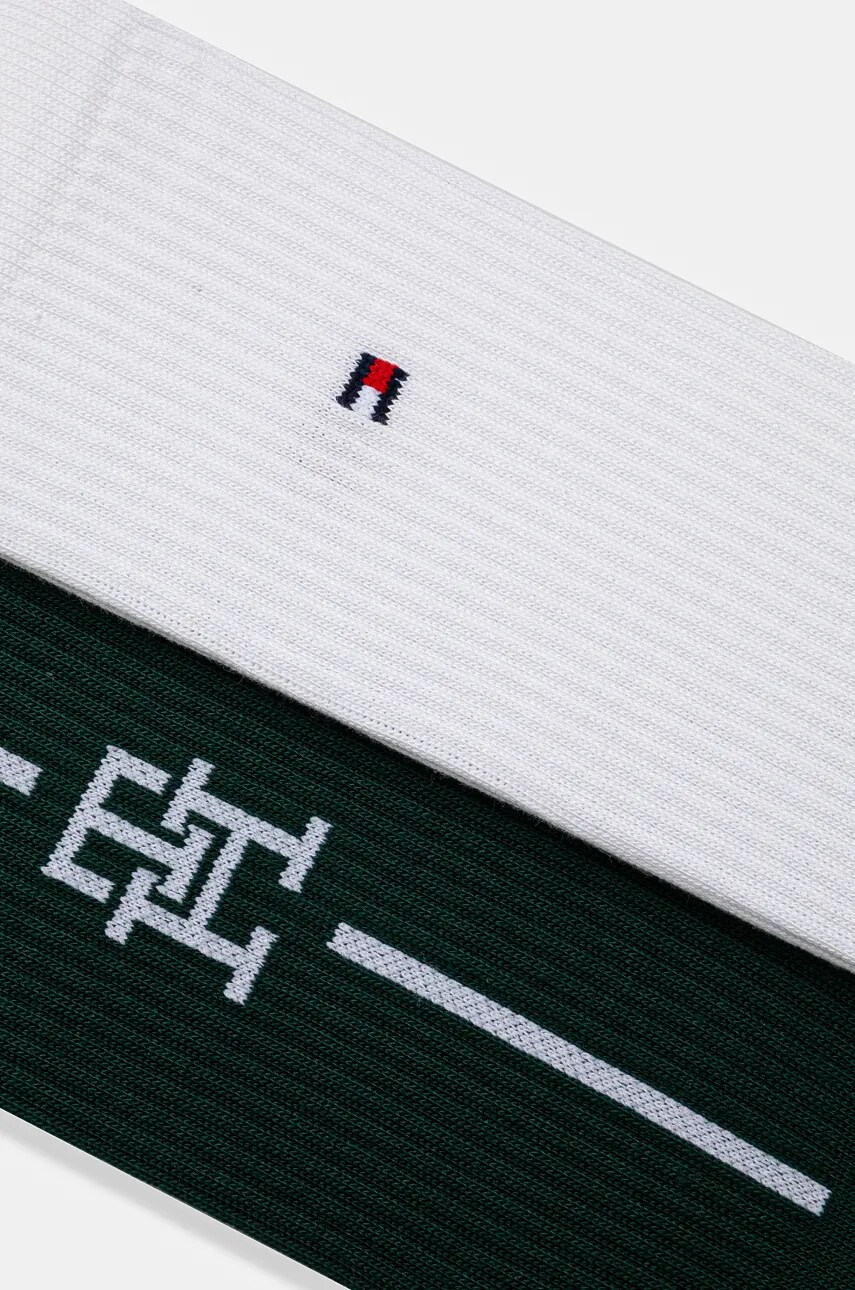 Шкарпетки Tommy Hilfiger 2-pack чоловічі колір зелений 701229850