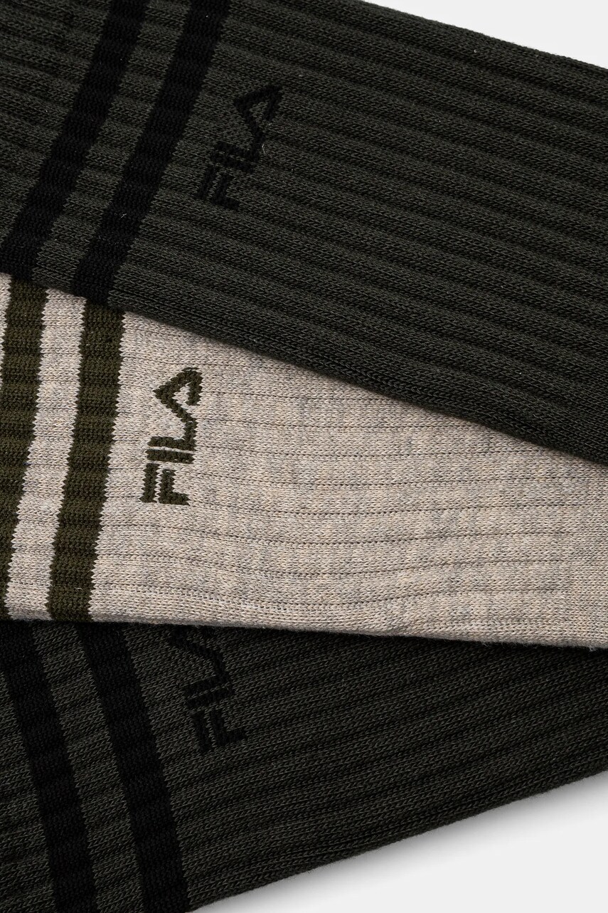 Шкарпетки Fila 3-pack чоловічі колір зелений F5603