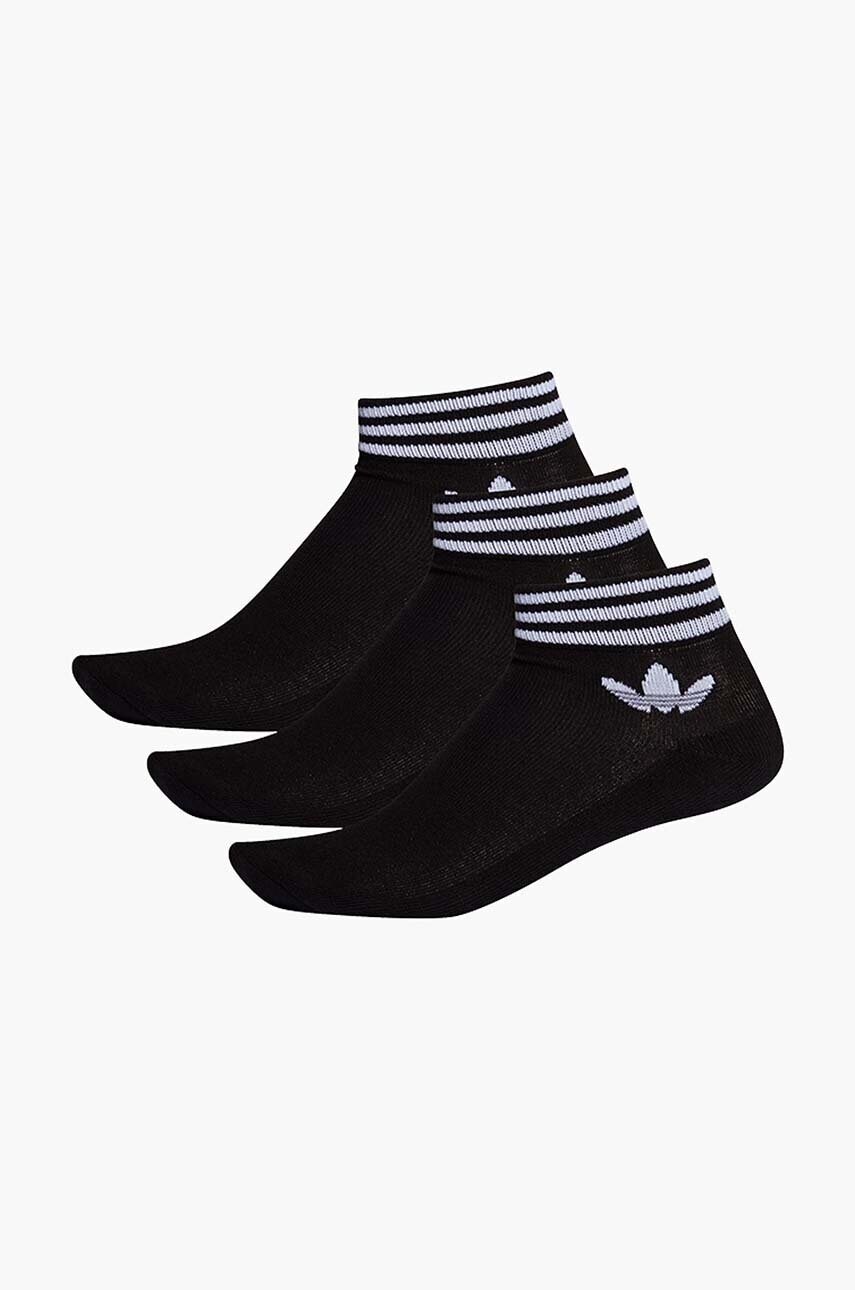 Шкарпетки adidas Originals 3-pack колір чорний EE1151-black