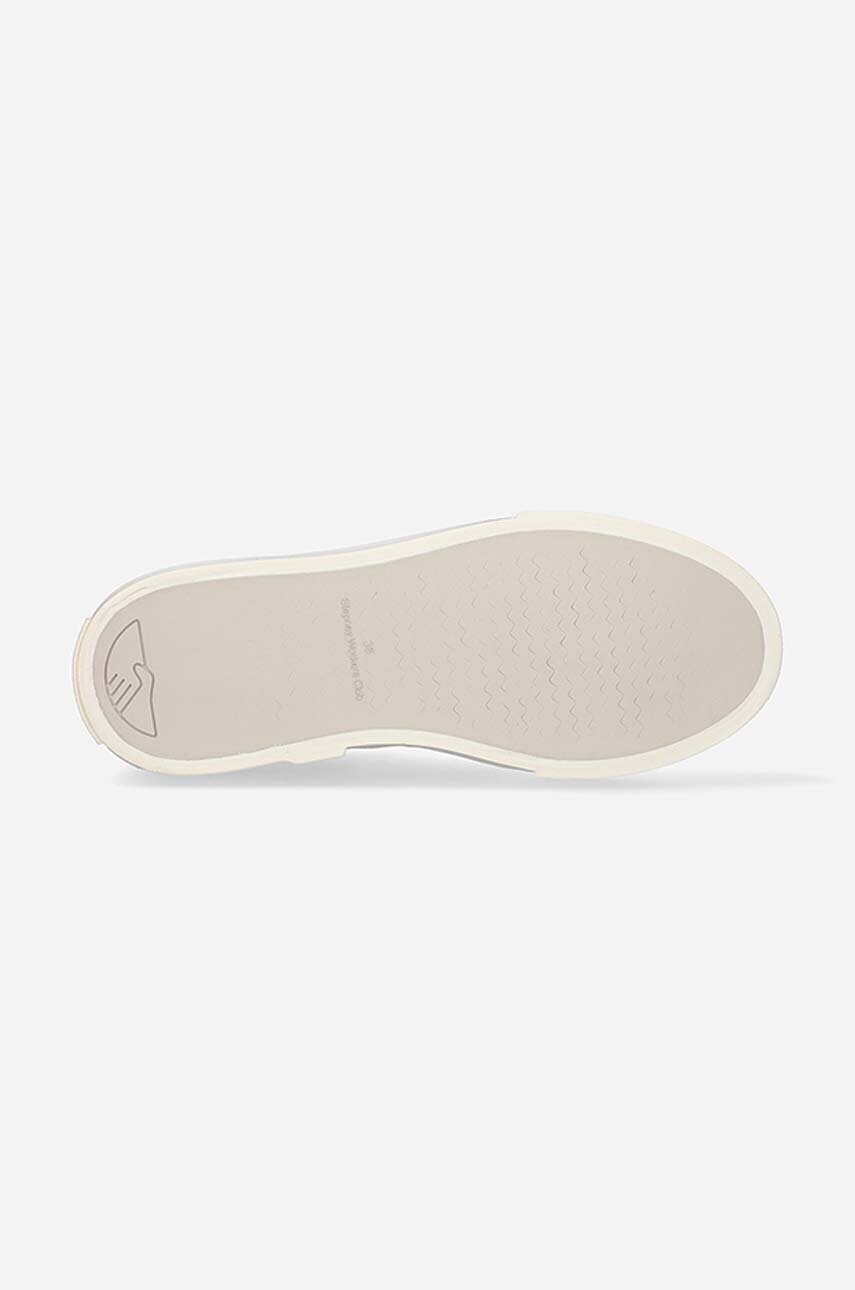Замшеві кросівки  Stepney Workers Club Dellow Suede колір бежевий YB01355-PSTL.MX