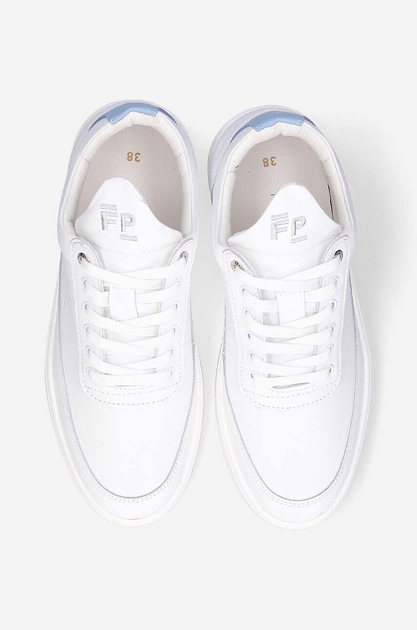 Шкіряні кросівки Filling Pieces Low Top колір білий 10127793008-WHITE