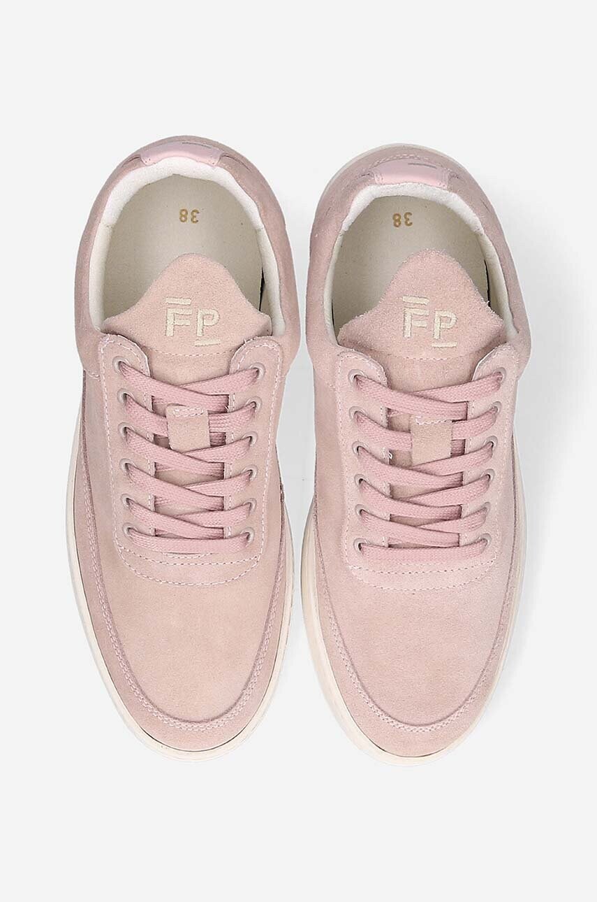 Замшеві кросівки Filling Pieces колір рожевий 10122792081-PINK