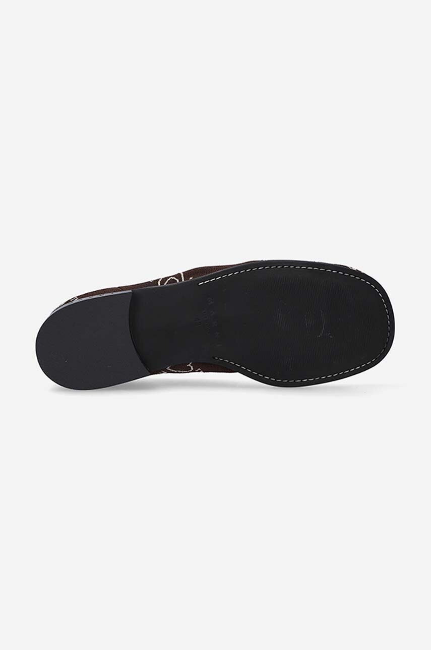 Мокасини Marni Moccasin Shoe чоловічі колір коричневий MOMR003802.P4601-brown