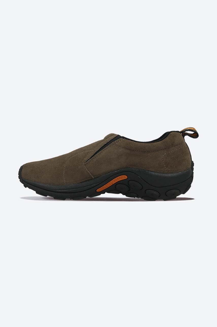 Замшеві кросівки Merrell чоловічі колір коричневий