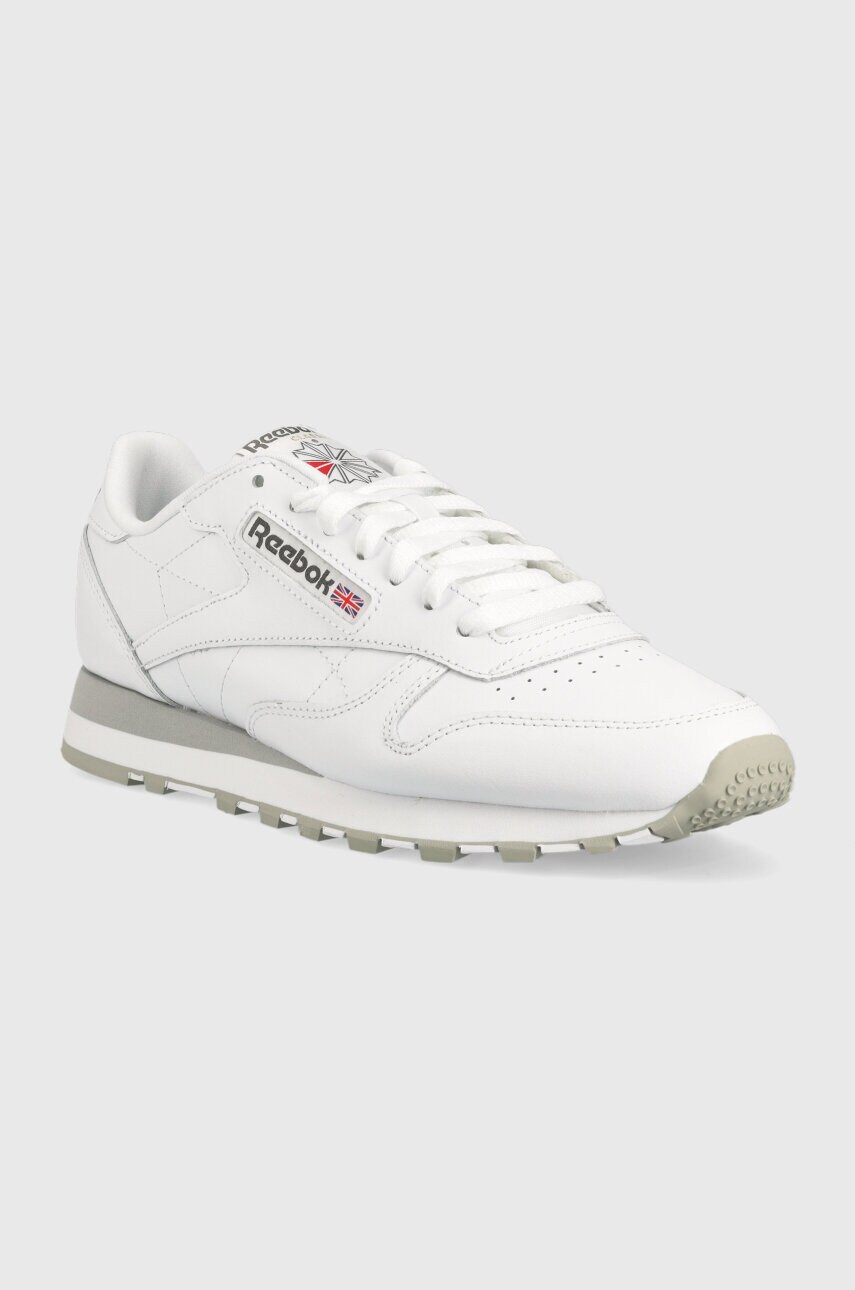 Купити Шкіряні кросівки Reebok Classic Classic Leather колір білий GY3558.100008789-FTWWHT/PUG – головне зображення