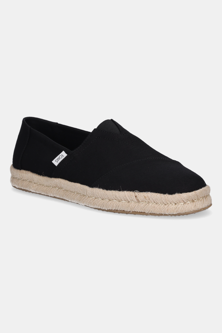 Еспадрилі Toms Alpargata Rope 2.0 10019875 BLACK колір чорний
