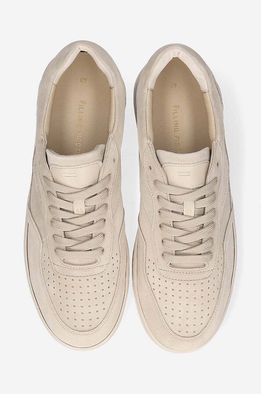 Замшеві кросівки Filling Pieces Ace Suede колір білий 70022791919-CREAM