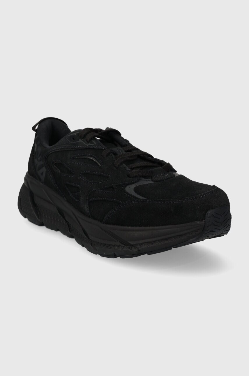 Замшеві кросівки Hoka One One Us Clifton L колір синій