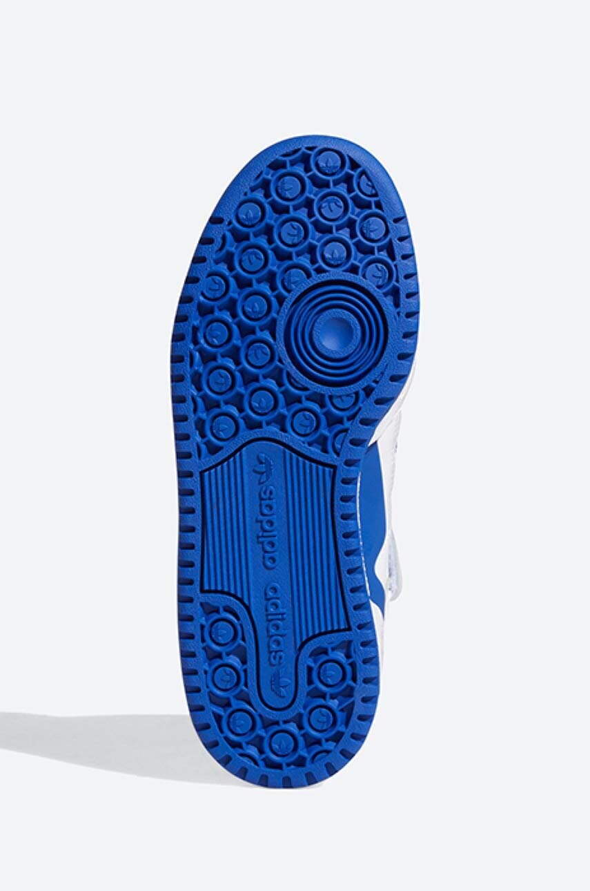 Шкіряні кросівки adidas Originals Forum Mid J колір білий FZ2085-white