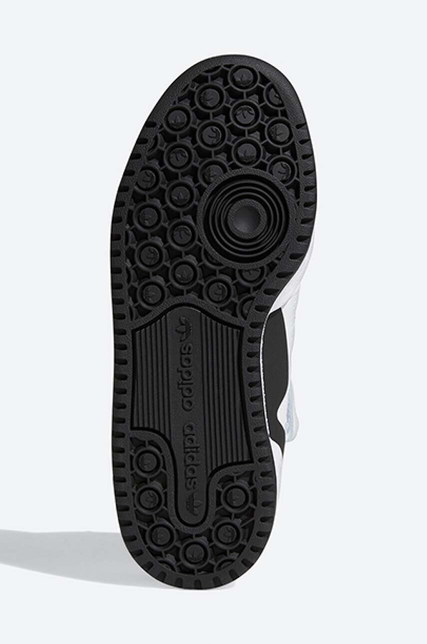 Шкіряні кросівки adidas Originals Forum Mid J колір білий FZ2083-white