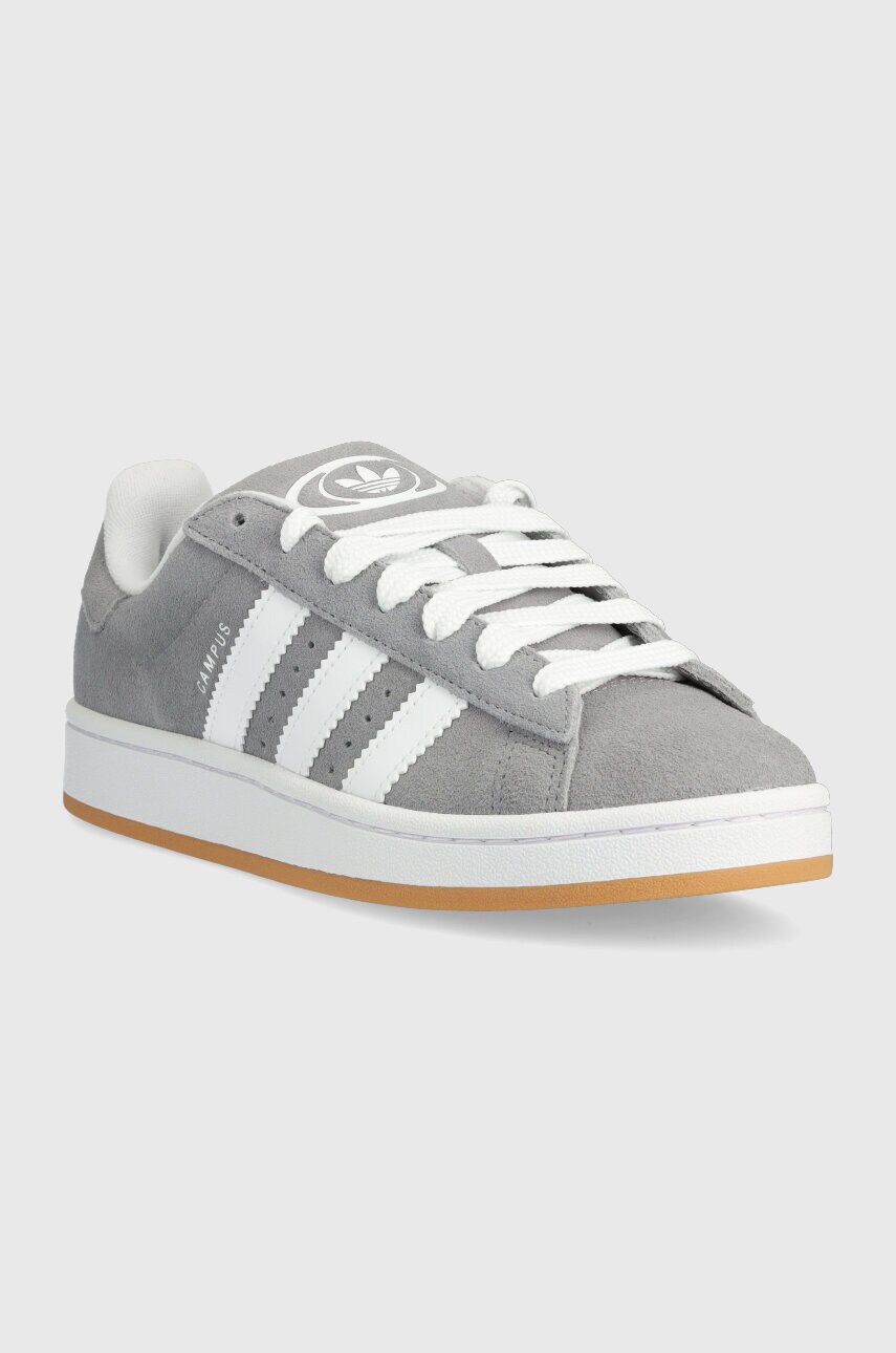 Замшеві кросівки adidas Originals Campus 00s колір сірий HQ6507-grey