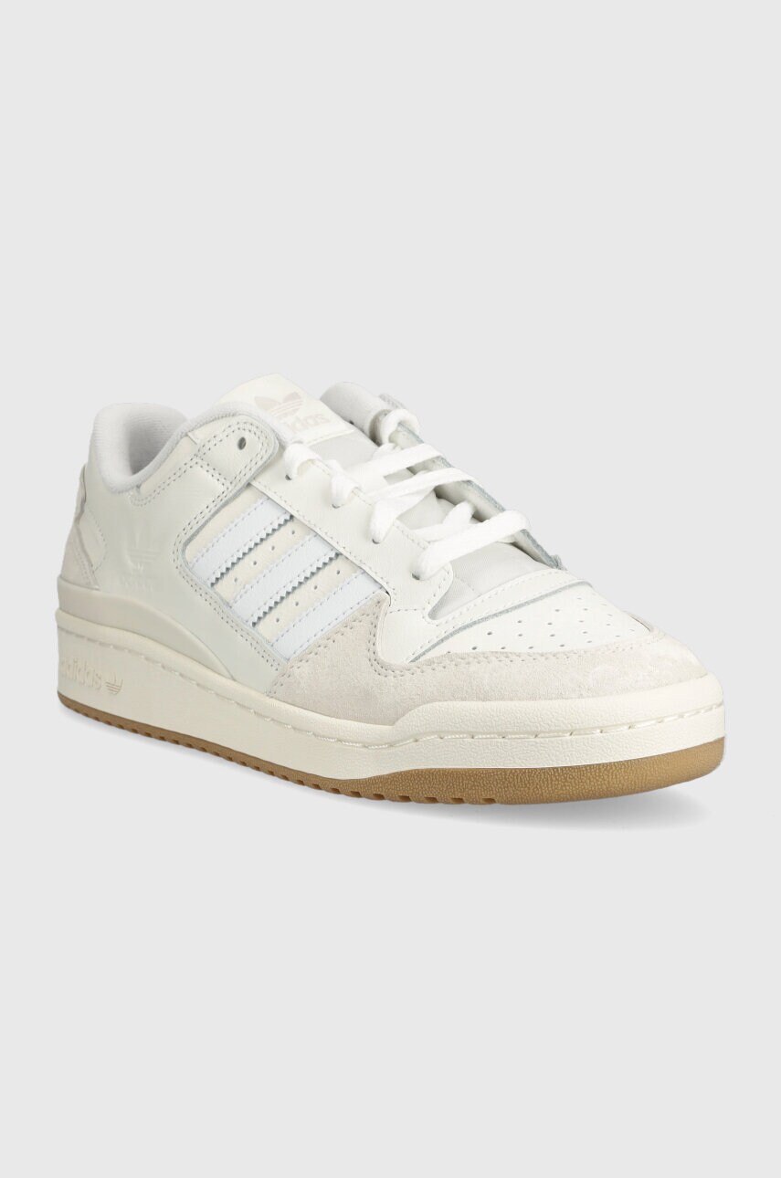 Шкіряні кросівки adidas Originals Forum Low колір білий ID6858-white