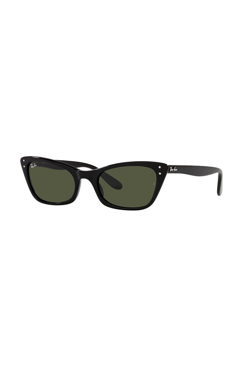 Сонцезахисні окуляри Ray-Ban жіночі колір чорний