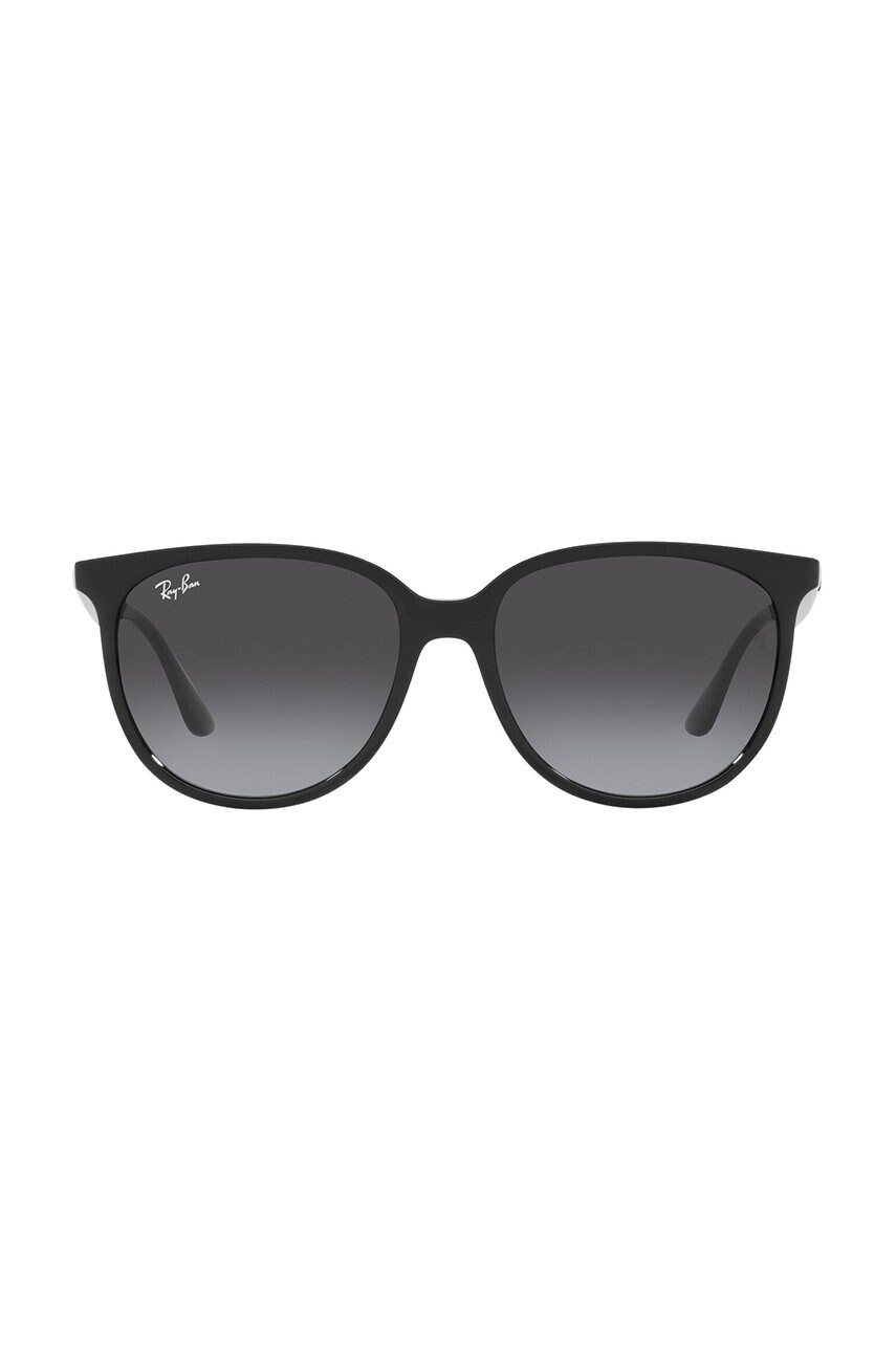 Сонцезахисні окуляри Ray-Ban жіночі колір чорний