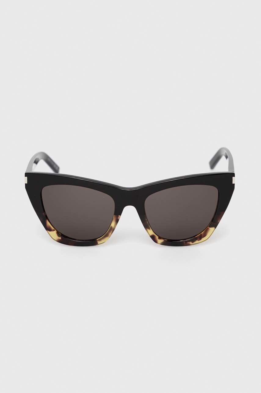 Сонцезахисні окуляри Saint Laurent жіночі колір коричневий SL 214 KATE