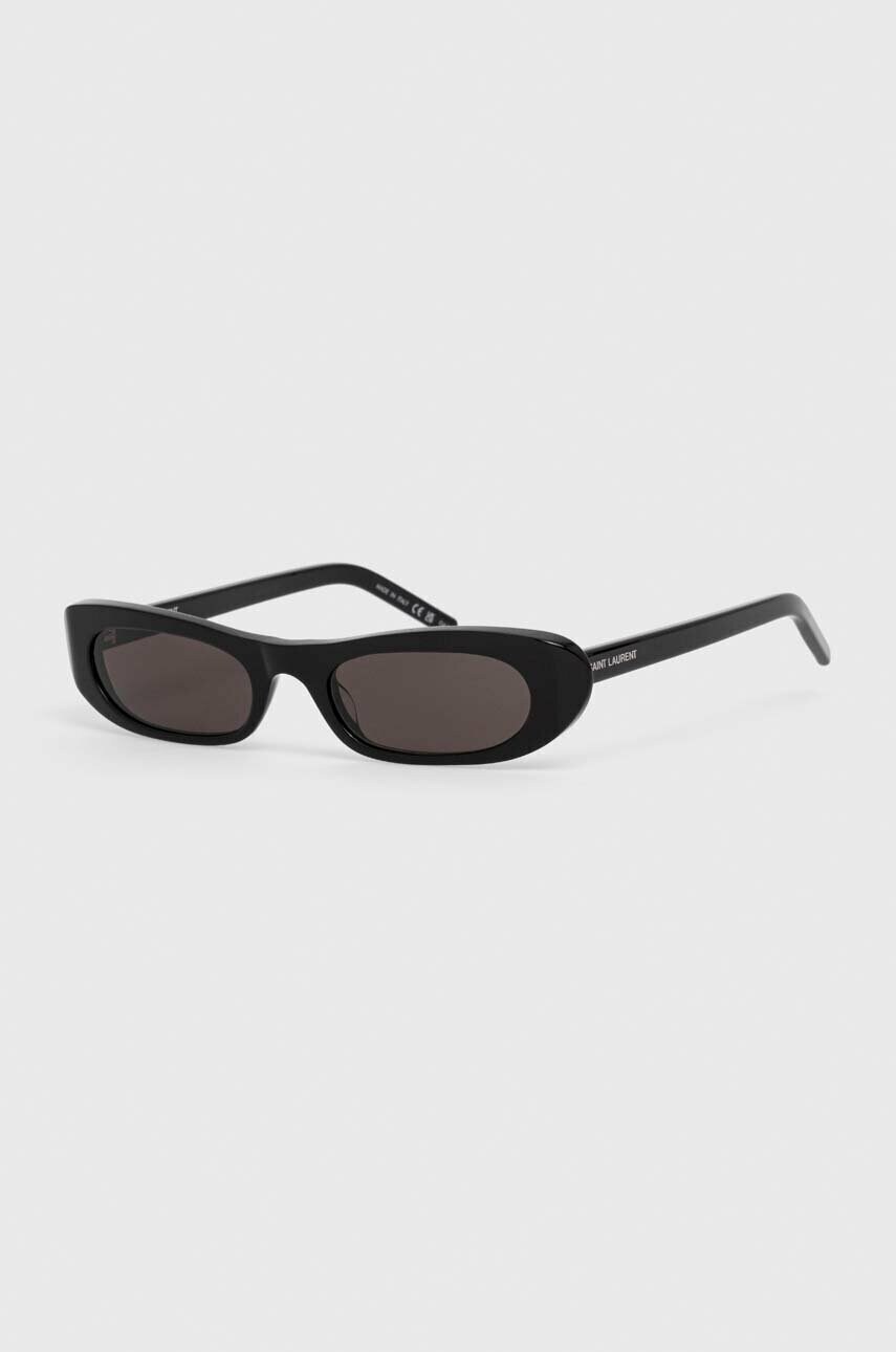 Сонцезахисні окуляри Saint Laurent жіночі колір чорний SL 557 SHADE
