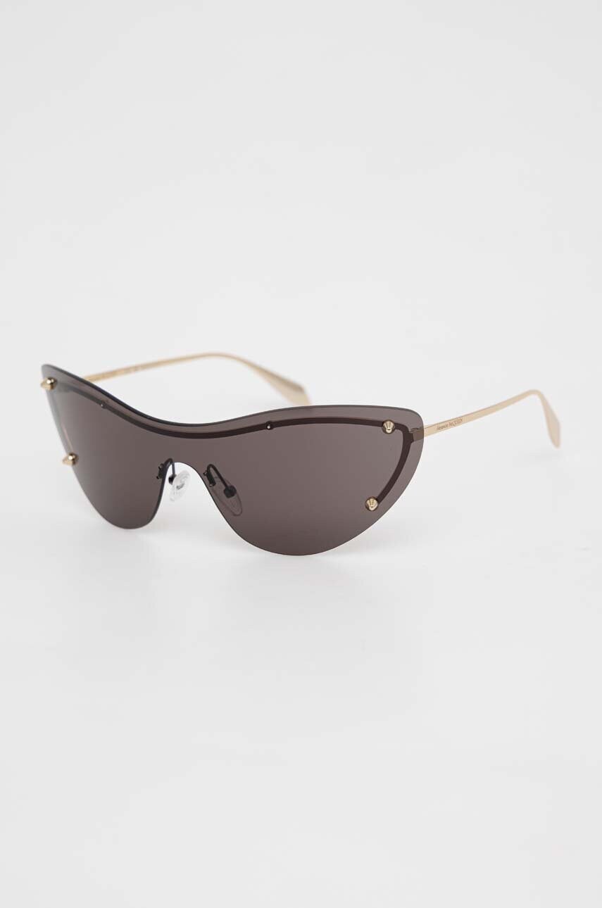 Сонцезахисні окуляри Alexander McQueen AM0413S жіночі колір золотий