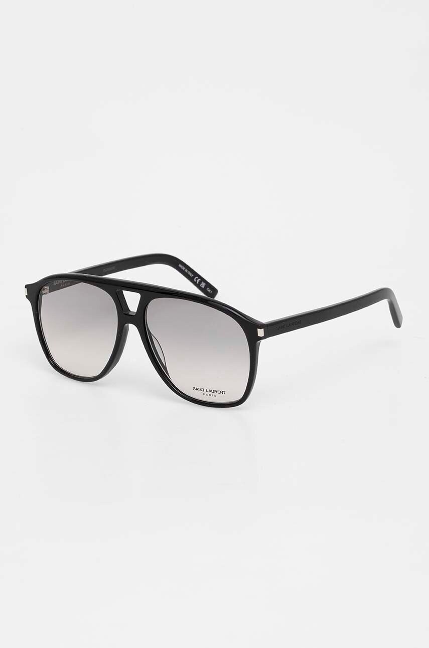 Сонцезахисні окуляри Saint Laurent жіночі колір чорний