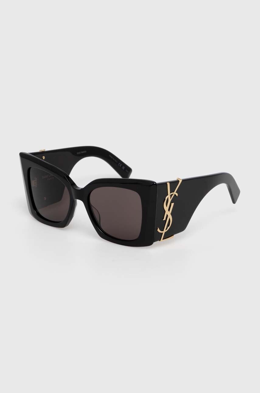 Сонцезахисні окуляри Saint Laurent жіночі колір чорний