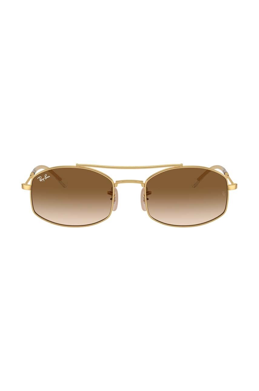 Сонцезахисні окуляри Ray-Ban жіночі колір бежевий