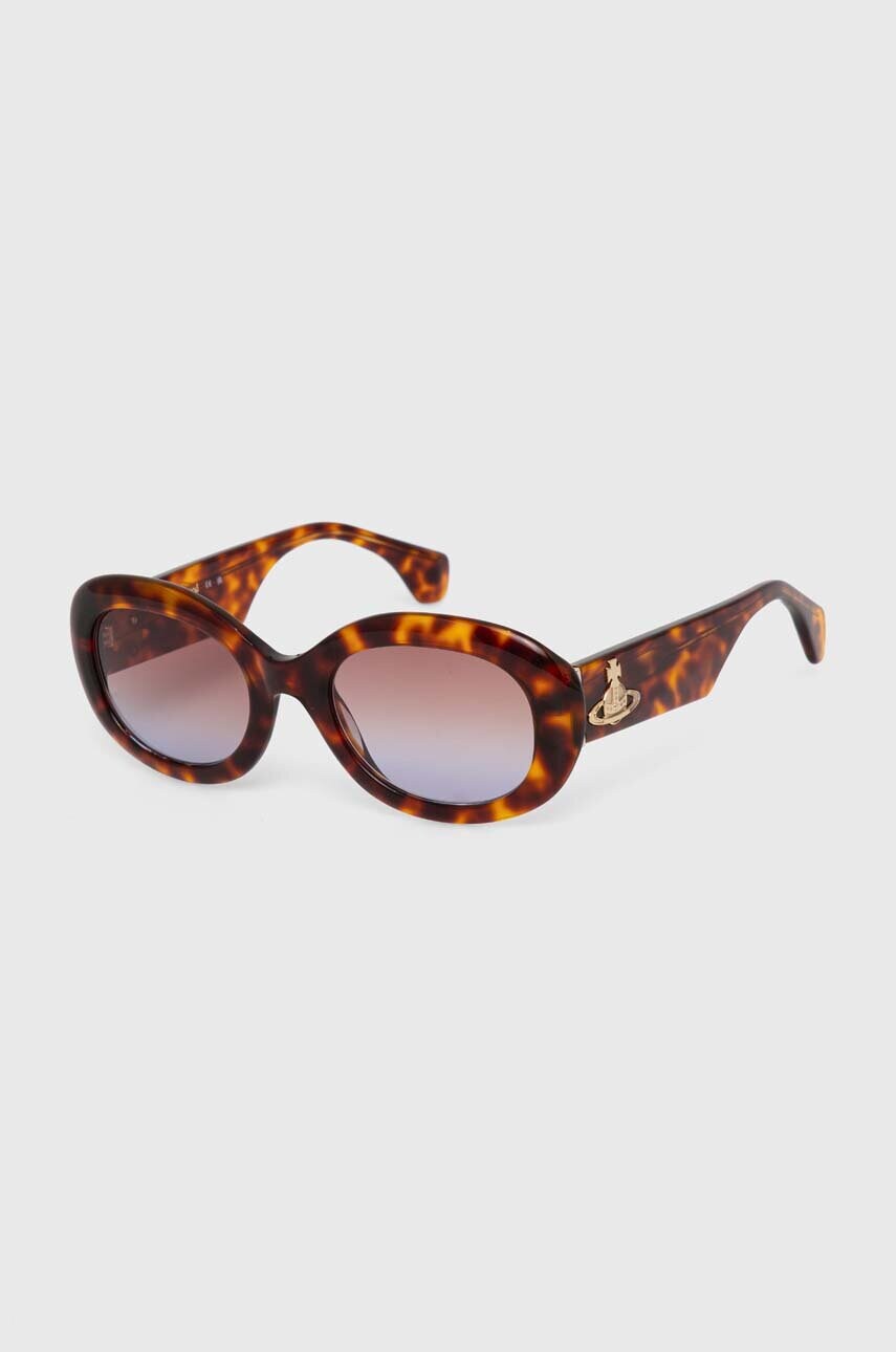 Сонцезахисні окуляри Vivienne Westwood жіночі колір коричневий VW505110053