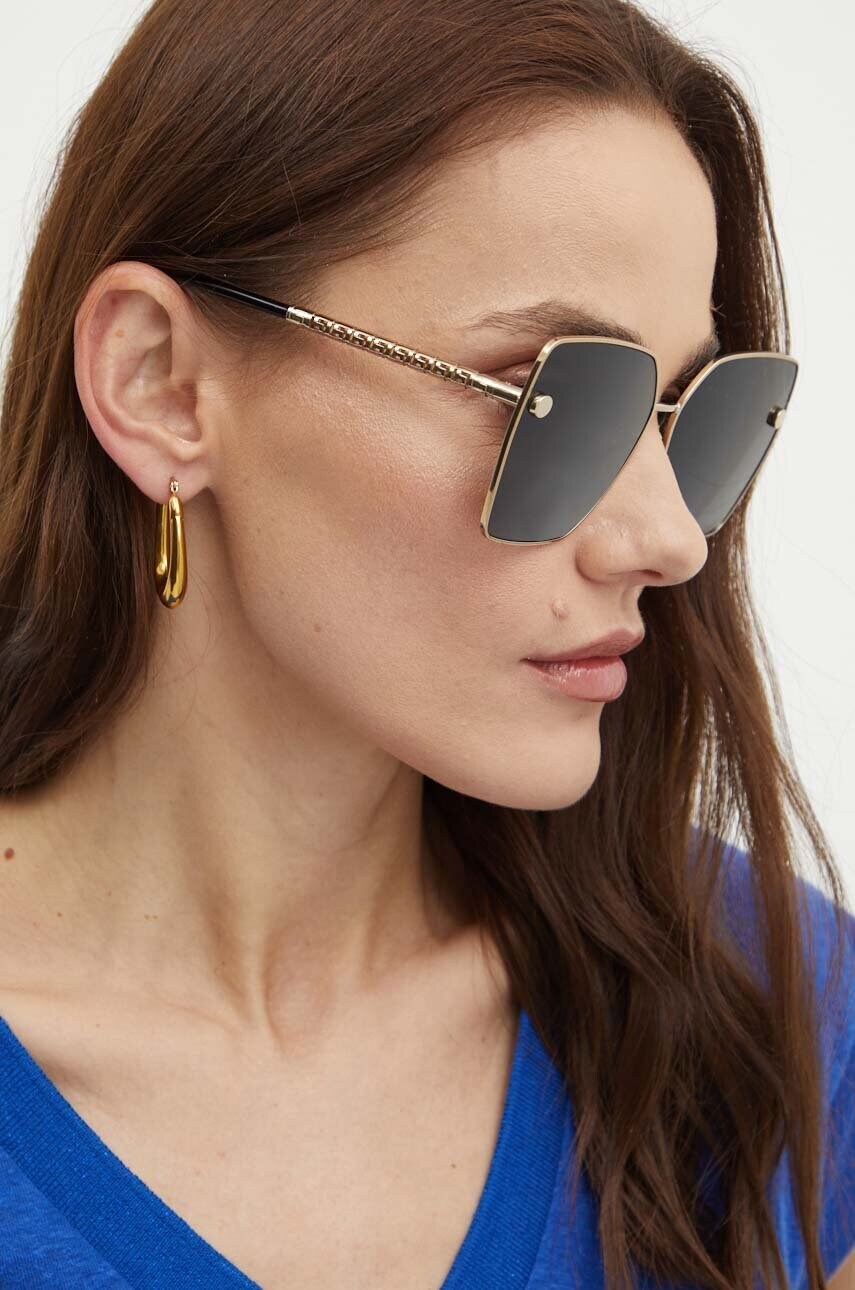 Сонцезахисні окуляри Versace жіночі колір золотий 0VE2270D