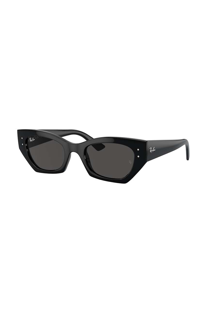 Сонцезахисні окуляри Ray-Ban жіночі колір чорний 0RB4430