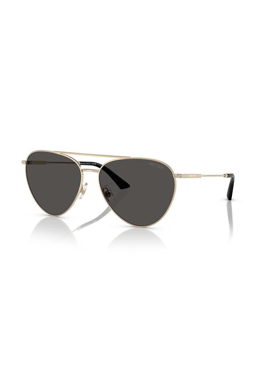 Сонцезахисні окуляри Jimmy Choo жіночі колір чорний 0JC4002B