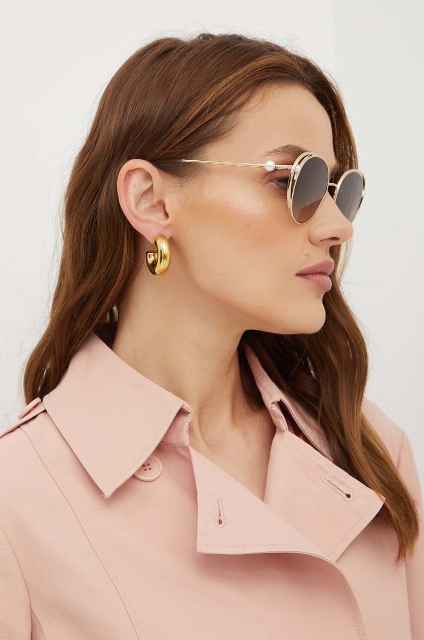 Сонцезахисні окуляри Jimmy Choo жіночі колір чорний 0JC4003HB