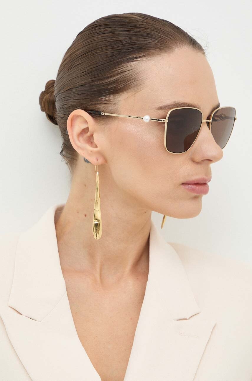 Сонцезахисні окуляри Jimmy Choo жіночі колір коричневий 0JC4005HB