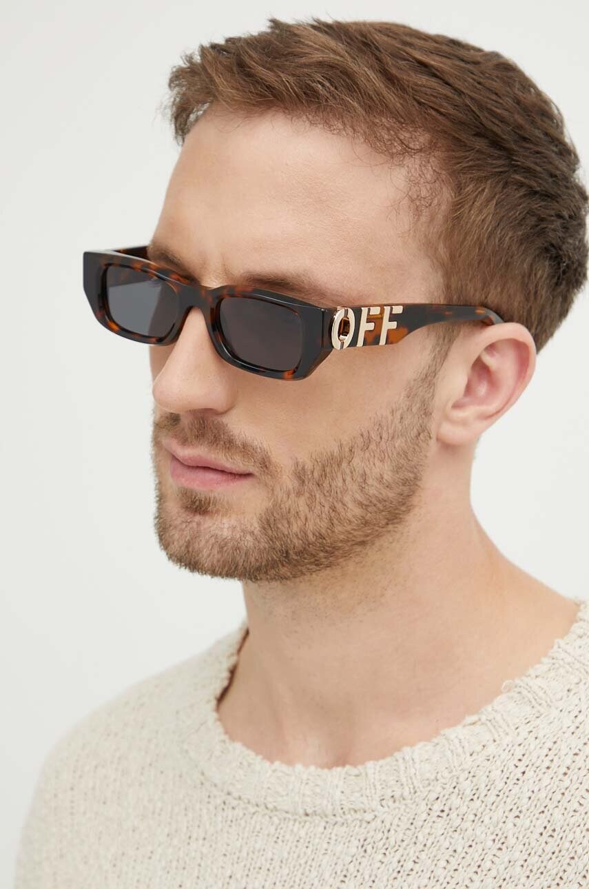 Сонцезахисні окуляри Off-White жіночі колір чорний OERI124_496007