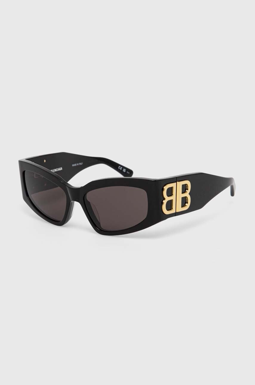 Сонцезахисні окуляри Balenciaga жіночі колір чорний BB0321S