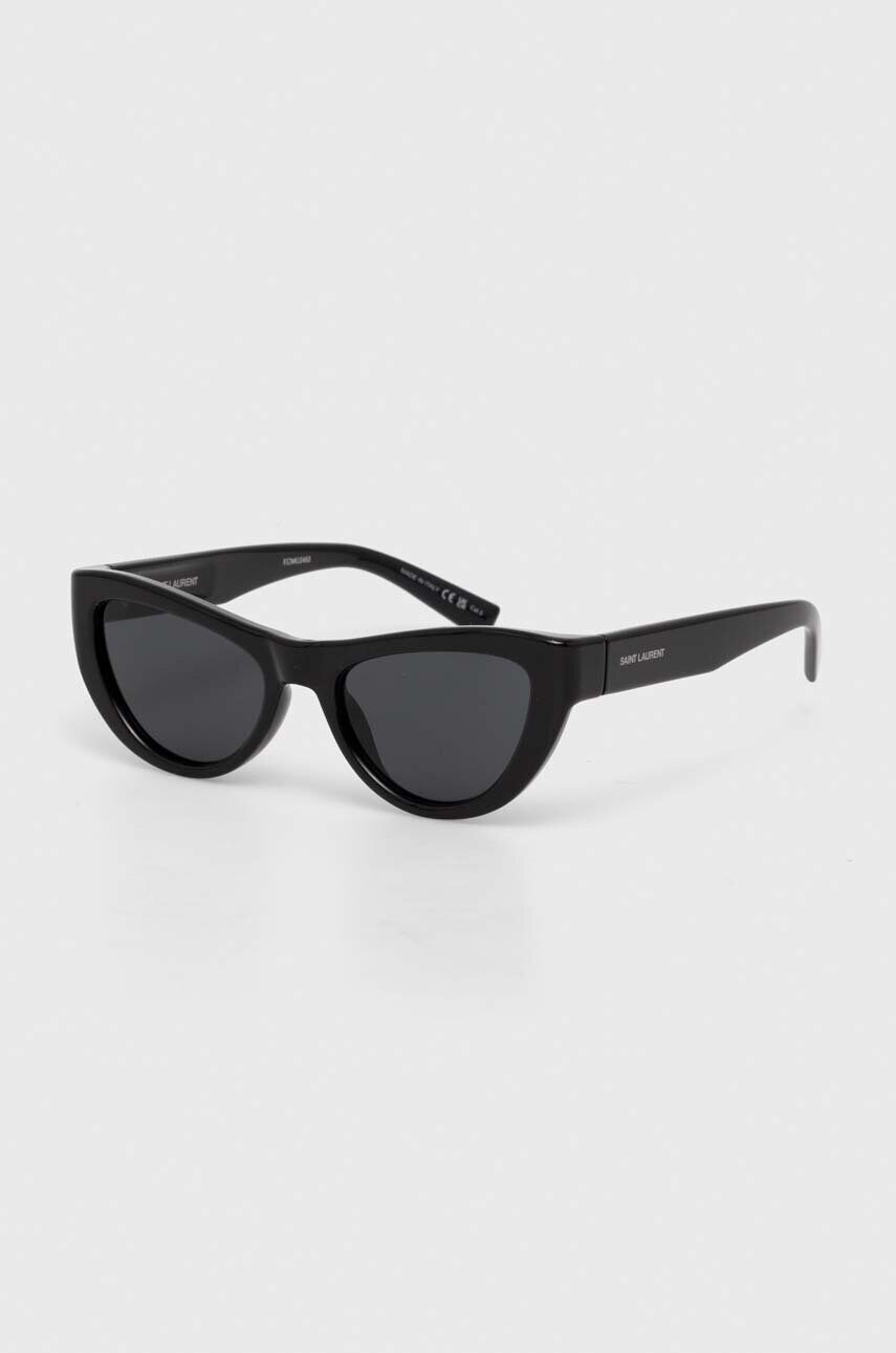 Сонцезахисні окуляри Saint Laurent жіночі колір чорний SL 676