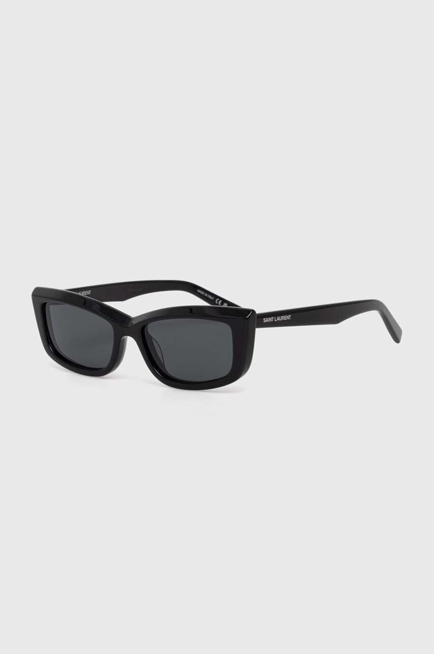 Сонцезахисні окуляри Saint Laurent жіночі колір чорний SL 658