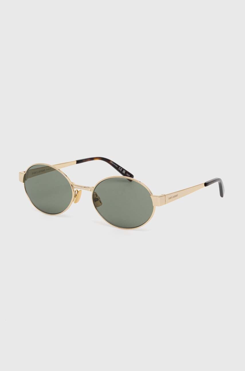 Сонцезахисні окуляри Saint Laurent жіночі колір золотий SL 692