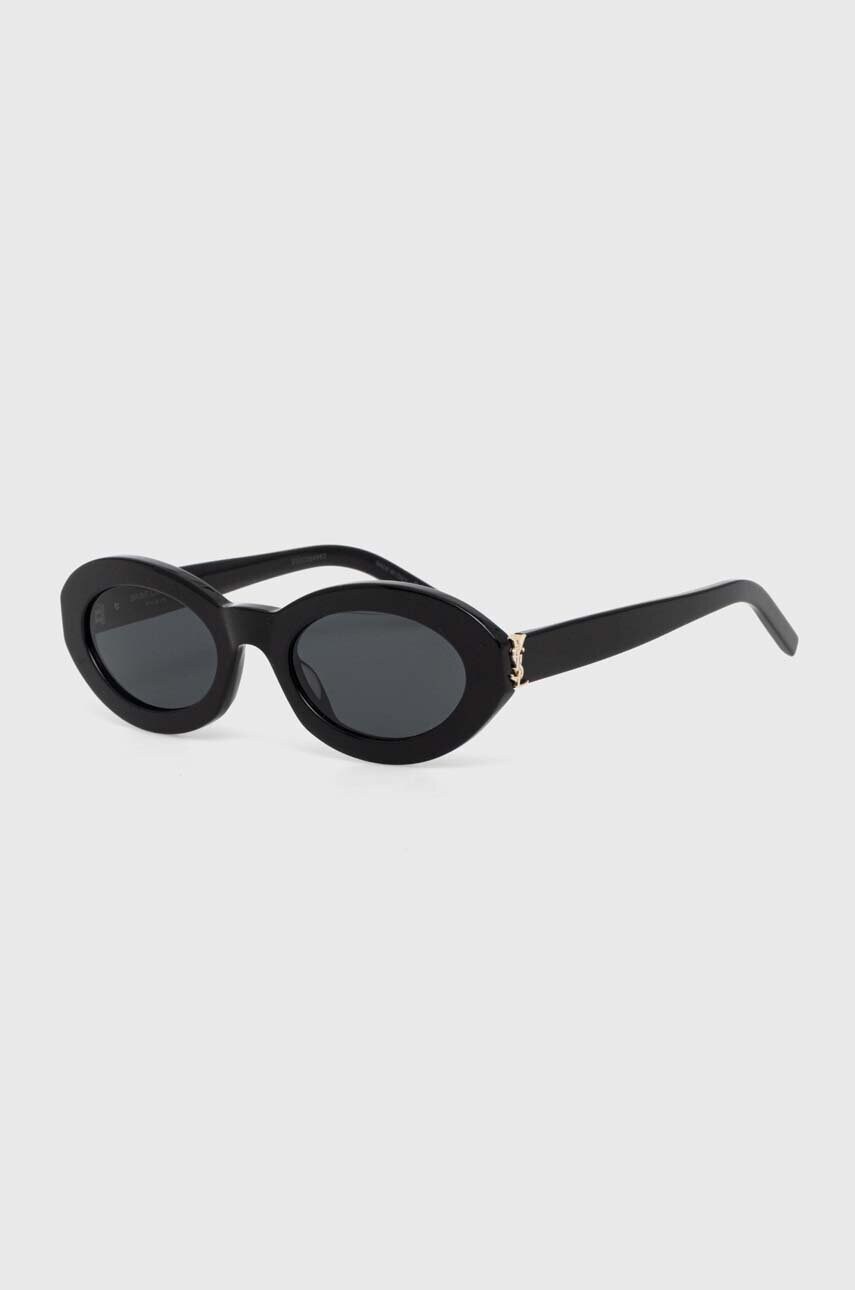 Сонцезахисні окуляри Saint Laurent жіночі колір чорний SL M136