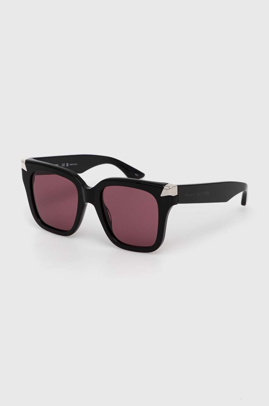 Сонцезахисні окуляри Alexander McQueen жіночі колір чорний AM0440S