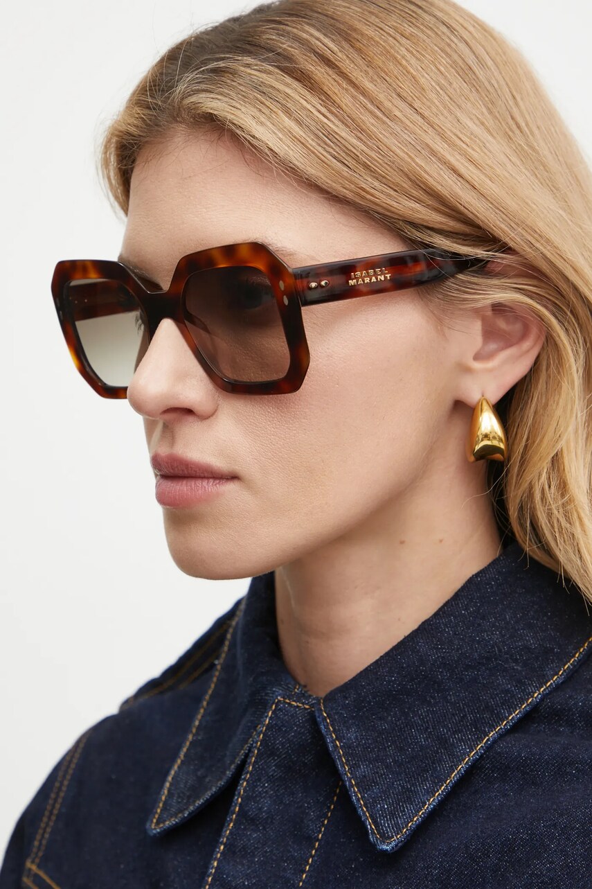 Сонцезахисні окуляри Isabel Marant жіночі колір коричневий IM 0190/G/S