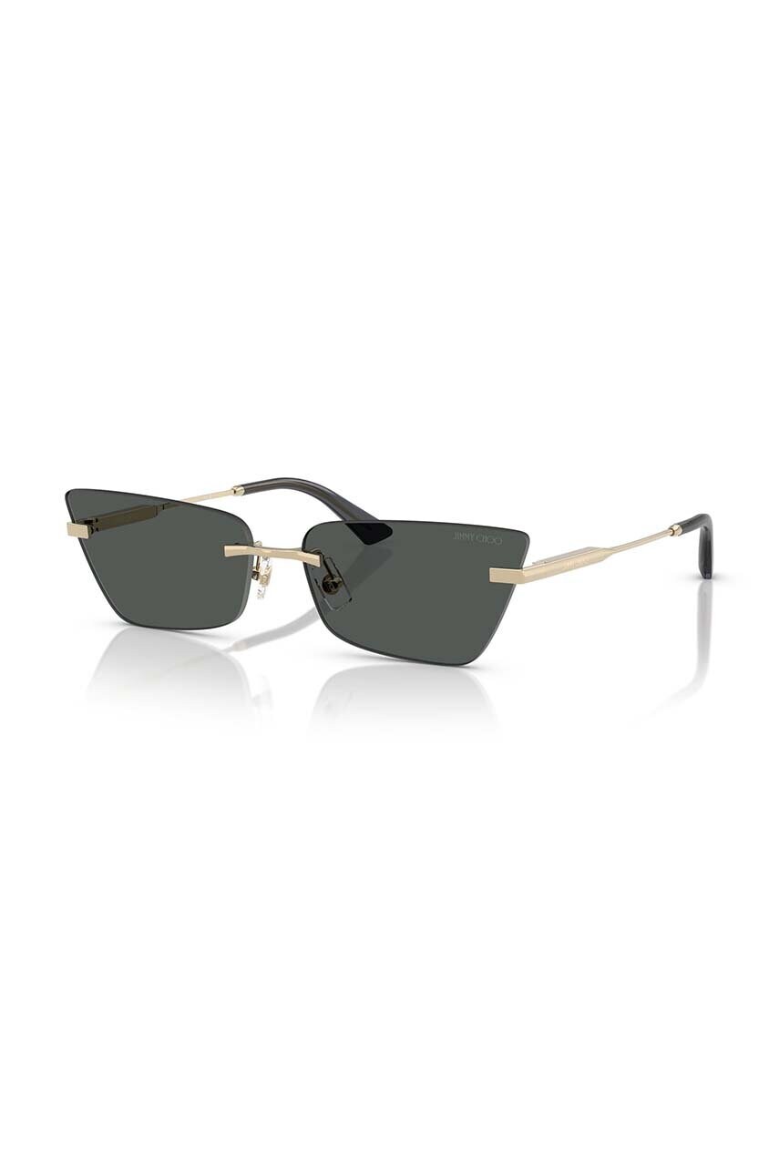 Сонцезахисні окуляри Jimmy Choo жіночі колір чорний 0JC4012