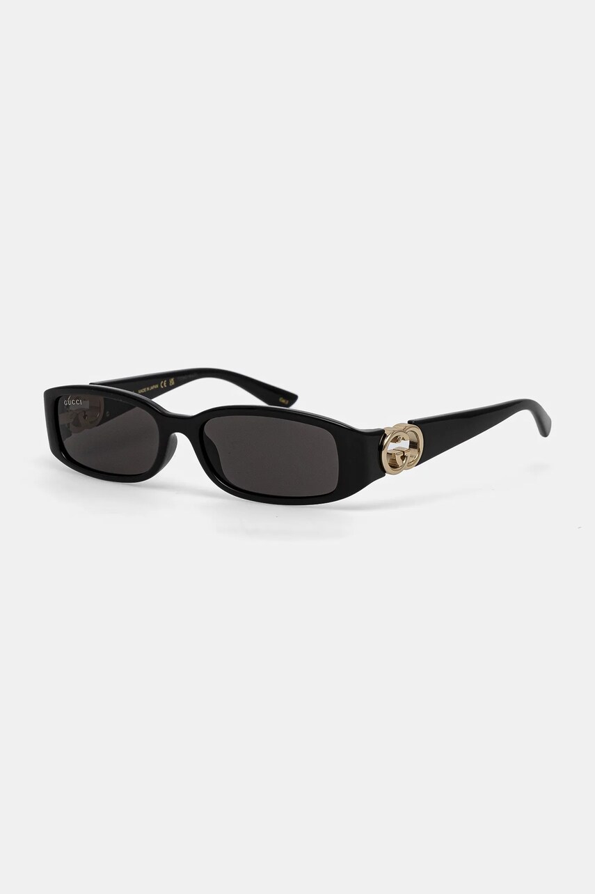 Сонцезахисні окуляри Gucci жіночі колір чорний GG1661S