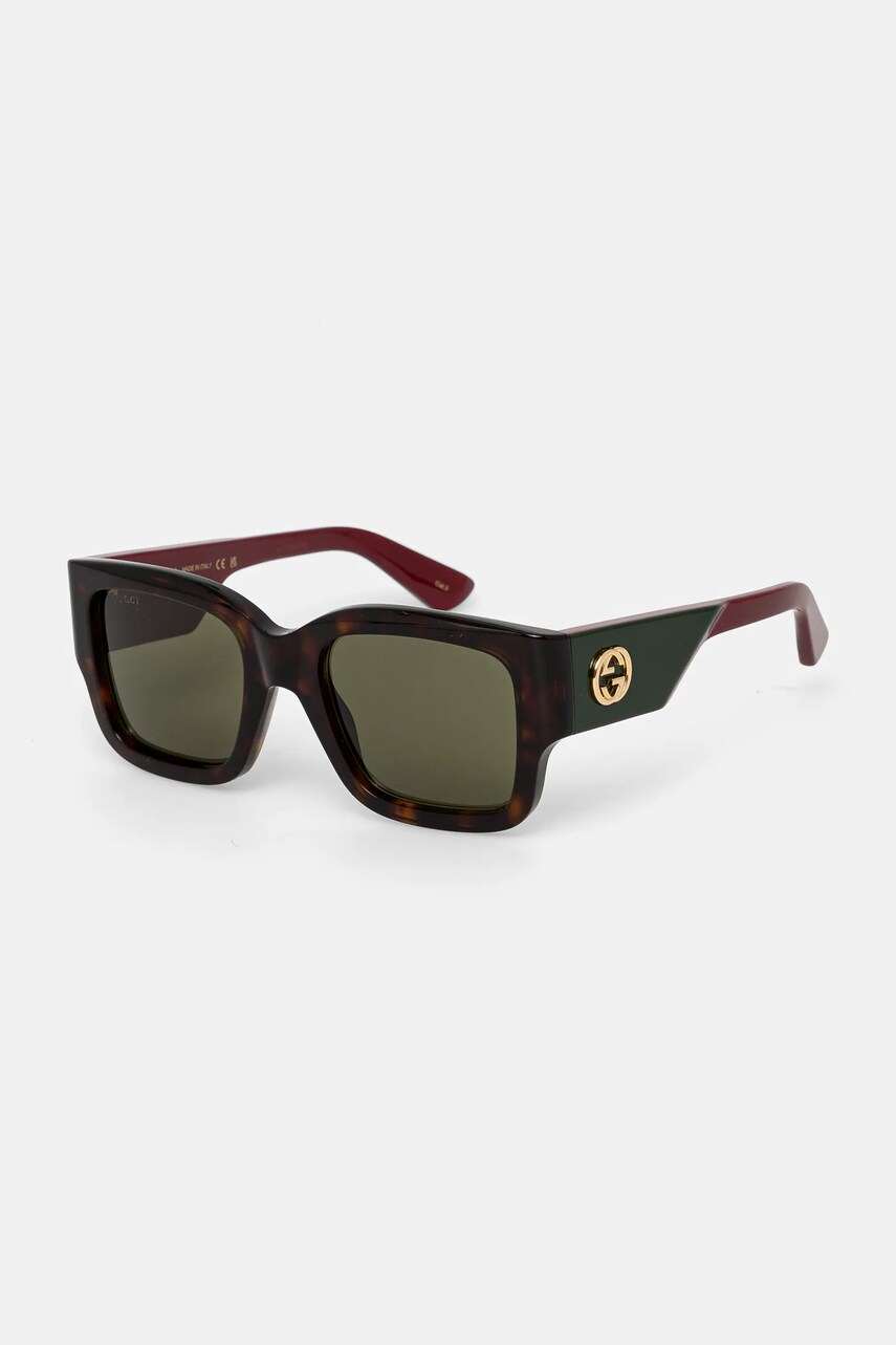 Сонцезахисні окуляри Gucci жіночі колір чорний GG1663S